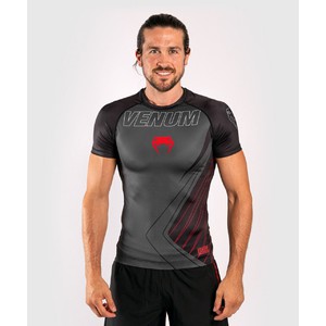 Venum Contender 5.0 Rashguard - Short Sleeves - schwarz|rot