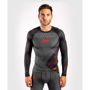 Venum Contender 5.0 Rashguard - Long Sleeves - schwarz|rot