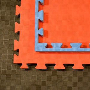 Kampfsportmatten Wendematte rot-blau 100x100x 4cm