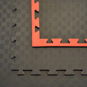 Kampfsportmatten rot-black 100x100x 2cm