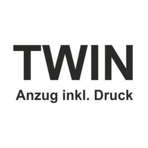 Twin+Anzug+inkl.+Druck+