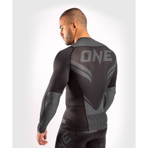 Venum ONE FC2 Rashguard Long Sleeves Black-Black