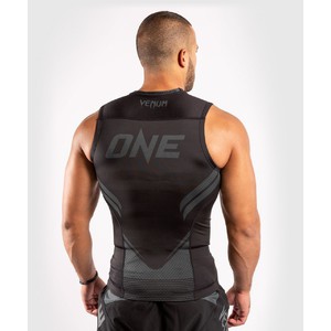 Venum ONE FC2 Rashguard Sleeveless Black | Black
