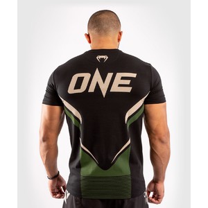 Venum ONE FC2 T-Shirt - Black-Khaki