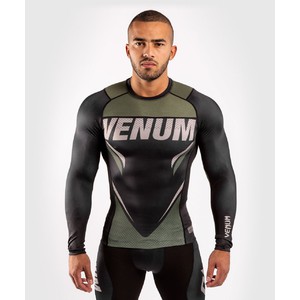 Venum ONE FC2 Rashguard Long Sleeves Black-Khaki