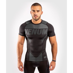 Venum ONE FC2 Rashguard Short Sleeves Black | Black