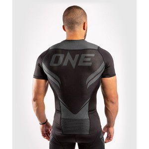 Venum ONE FC2 Rashguard Short Sleeves Black | Black
