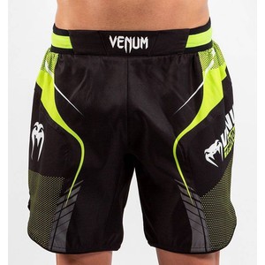 Venum VTC 3 Fighshorts Black| Neo Yellow