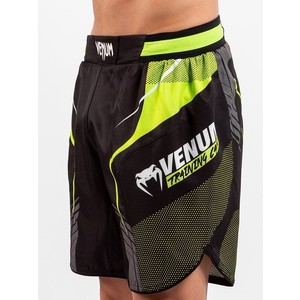 Venum VTC 3 Fighshorts Black| Neo Yellow