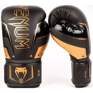 VENUM ELITE EVO GLOVES - BLACK-BRONZE