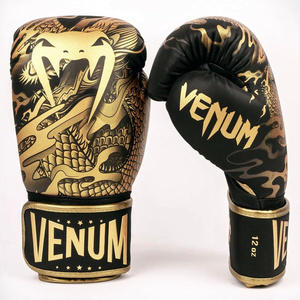 VENUM DRAGON S FLIGHT BOXING GLOVES BLACK-BRONZE