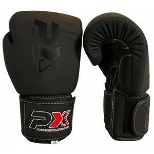 PX BOXHANDSCHUHE CONTEST LEDER SCHWARZ