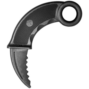 Gummimesser+KARAMBIT+schwarz+ca+17+cm